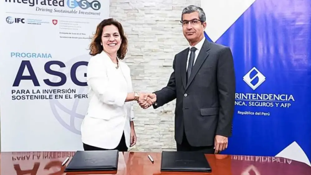 SBS e IFC suscriben convenio para fortalecer sostenibilidad del sector financiero